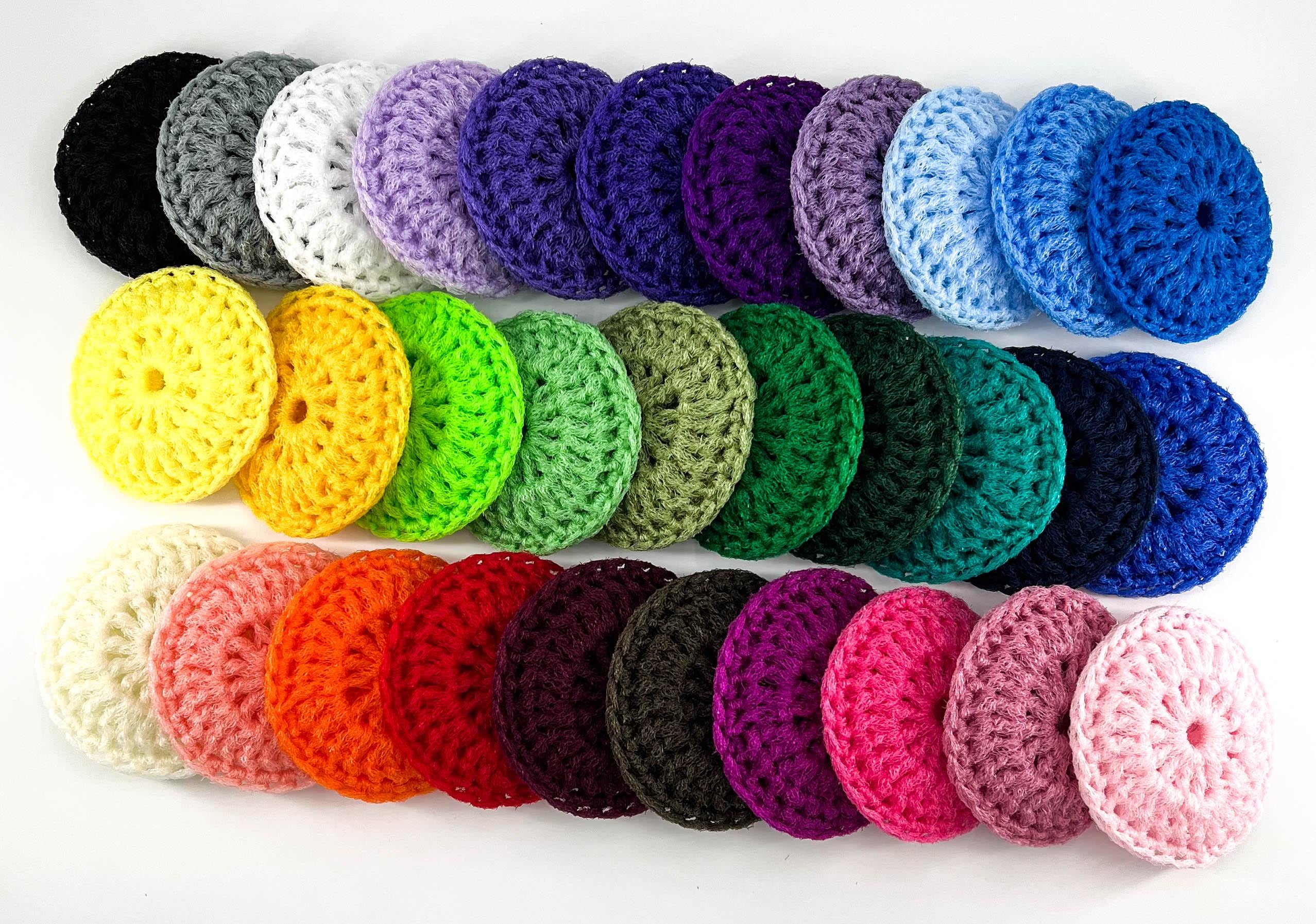 Nylon Dish Scrubbies - Choose Your Own Colors - 2 Through 100 - 4 Inch ...