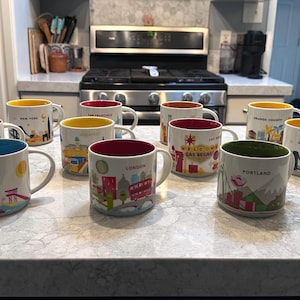 Starbucks You Are Here Mini Global Cities Coffee Mug 59ml – Cute Holiday Gift