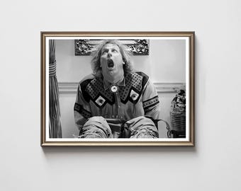 Dumb and Dumber filmposter, Harry Dunne, grappige badkamerprints (digitale download)