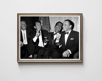 thumbnail image 2 of 11x14 Photo Print – The Rat Pack: Dean Martin, Sammy Davis Jr., Frank Sinatra (AA-724) 2 of 2