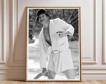 Cousin Eddie, Christmas Vacation Movie Poster, Funny Bathroom Print (Digital Download)