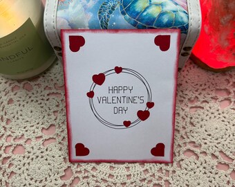 Valentine’s Day Card (Heart Wreath)