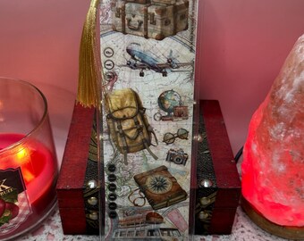Mapped Travels Bookmark