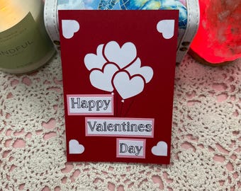 Valentine’s Day Card (Heart Balloons)