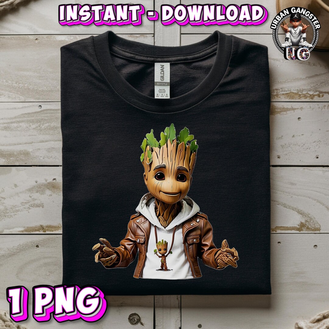 Punk Groot Urban Gangster Groot PNG | Hip Hop Fan Art (digital Download) - Etsy