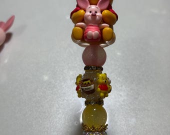 Winnie the Pooh and friends  beaded pen