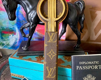 Rare Vintage LOUIS VUITTON Saks Fifth SCISSOR Set Scissors 1970's