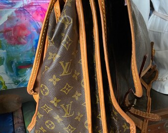 SALE Rare Vintage Auth LOUIS VUITTON Sac Chasse Tote Luggage