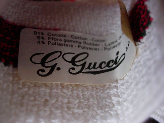 SALE Ultra RARE Vintage GUCCI Wrist Bands Sports … - image 6