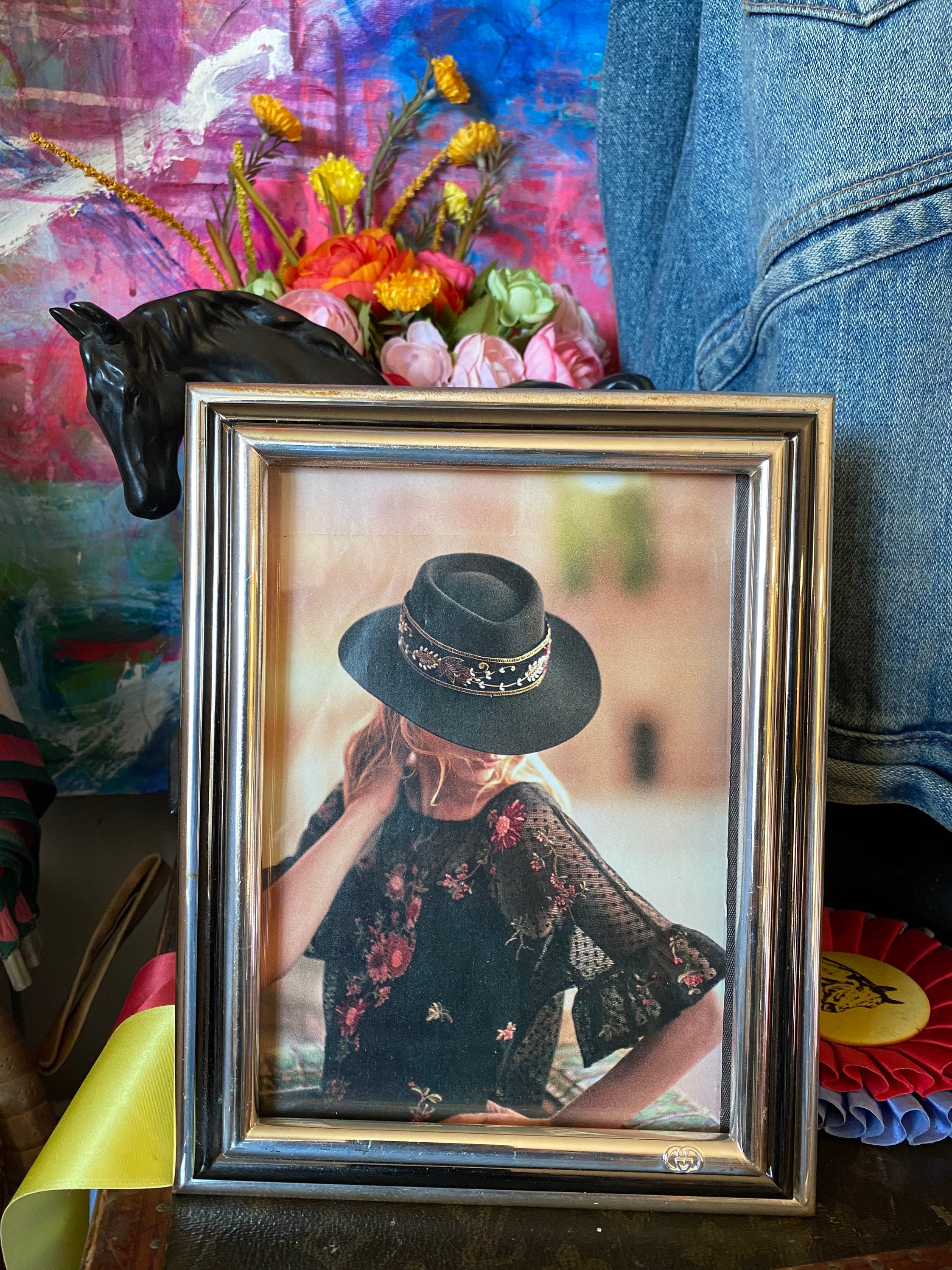 SALE Gorgeous Vintage Authentic GUCCI Picture Photo Art Designer