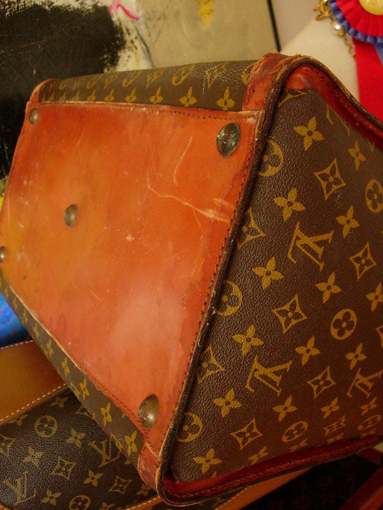 Rare Louis Vuitton Travel Bag, 1950s USA