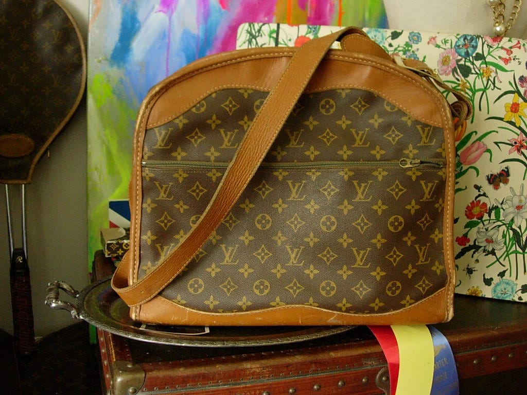 Authentic Preloved Louis Vuitton French Company Vintage Weekender Bag –  YOLO Luxury Consignment