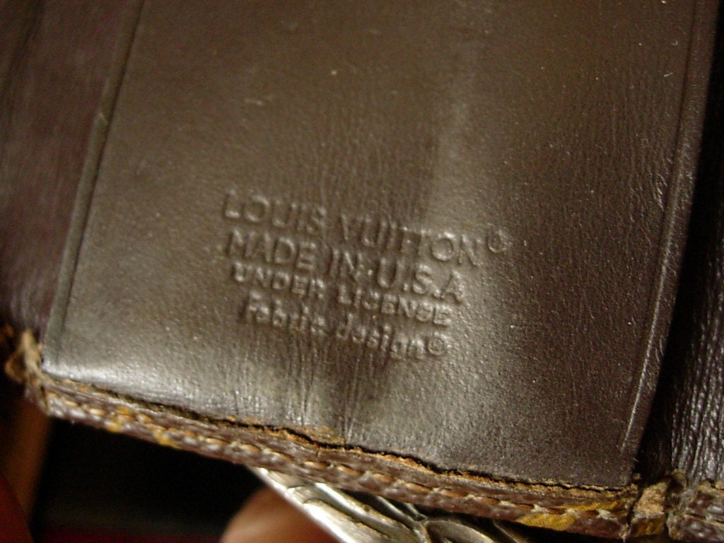 SALE Authentic Rare Vintage LOUIS VUITTON Key Wallet Chain -  Norway