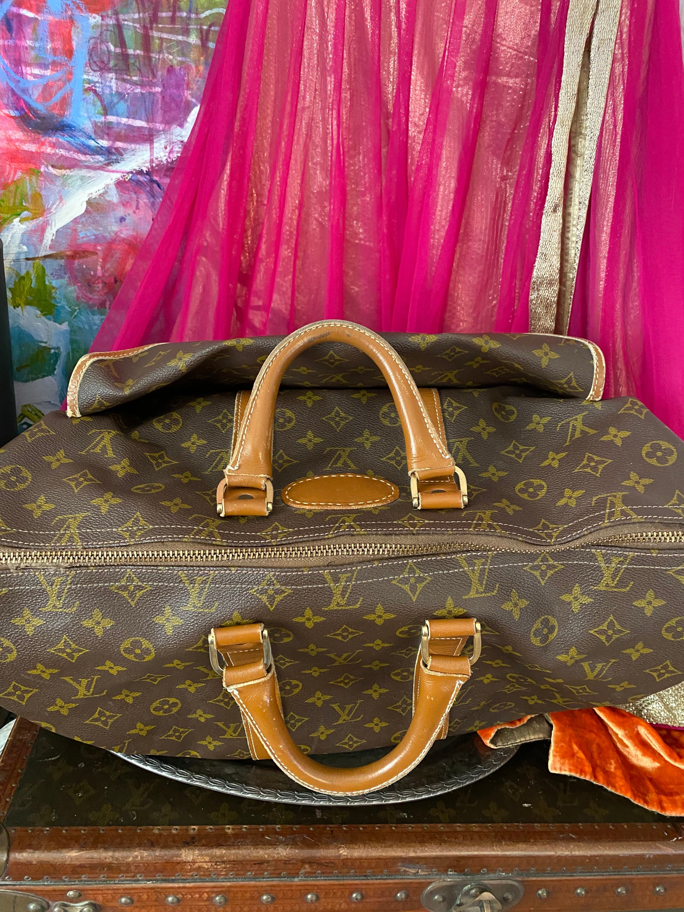 1960s Louis Vuitton Monogram Travel Bag Special Made for Saks Fifth Avenue  at 1stDibs