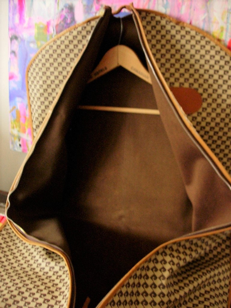 SALE Rare Vintage PIERRE CARDIN Monogram Garment Bag