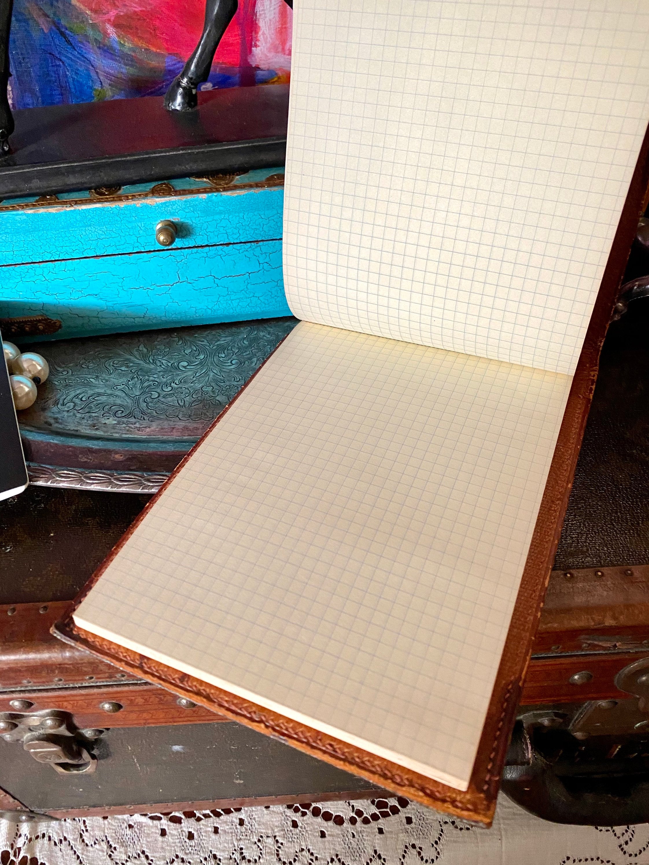 Ultra RARE Vintage Auth 1950's LOUIS VUITTON Notebook -  Norway