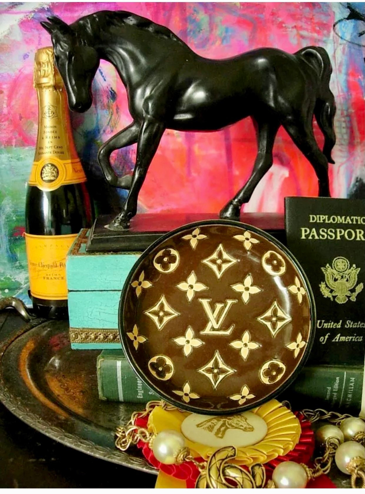 louis vuitton champagne bottle