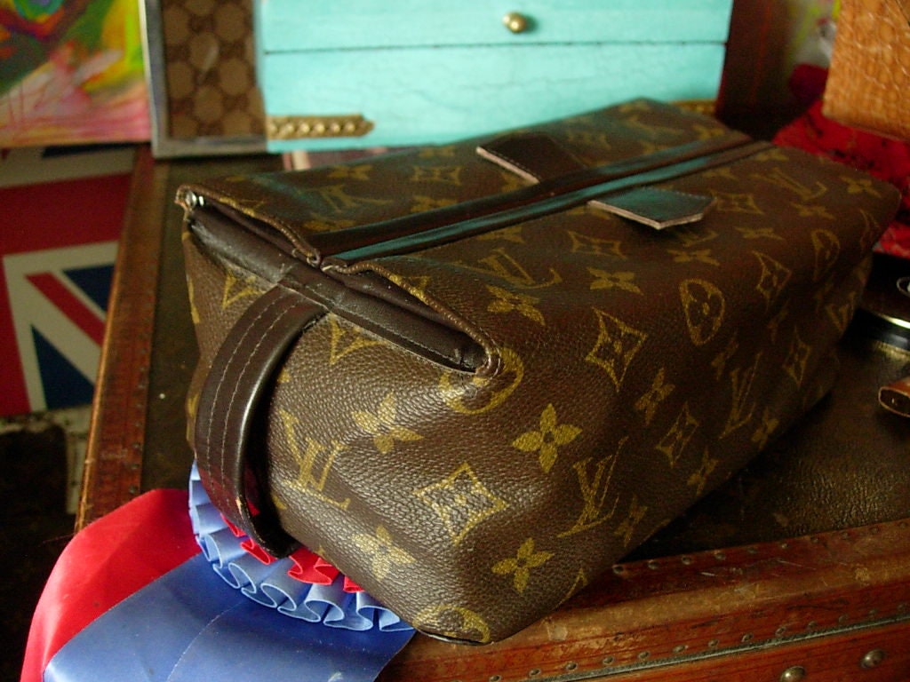 VINTAGE LOUIS VUITTON USA French Co Talon Speedy 30 Handbag Purse Duffle