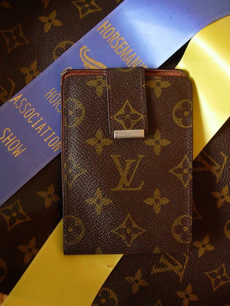 Sold at Auction: FAUX LOUIS VUITTON CHECKBOOK COVER