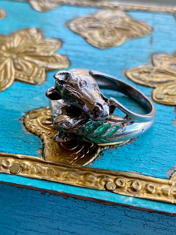 SaLe RARE Gorgeous Vintage GUCCI GG Horse Head St… - image 3