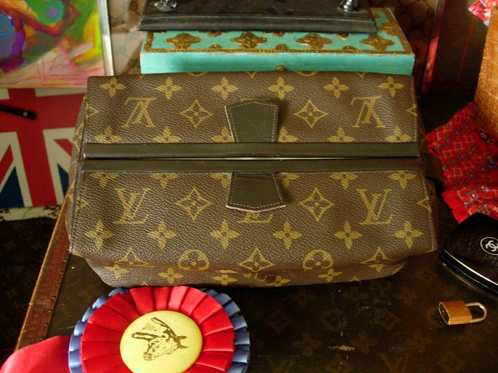 Louis Vuitton x The French Luggage Co Diaper Bag Satchel Travel Carry On  Vintage