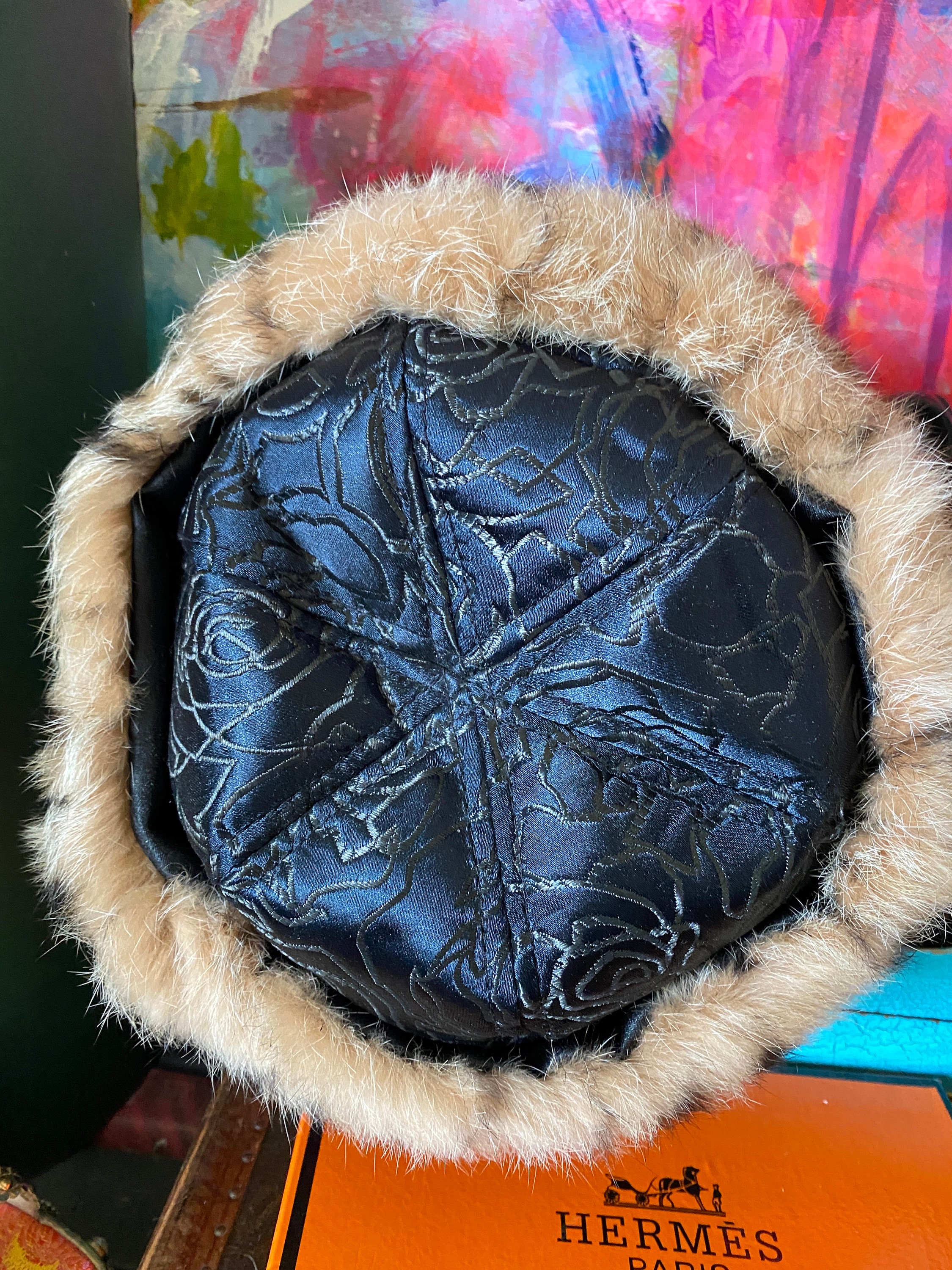 Beautiful Vintage Designer Fur Hat … Stunning and so Audrey Hepburn Leopard ?❤️ Beautiful Vintage Designer Fur Hat … Stunning and so Audrey  main image 4