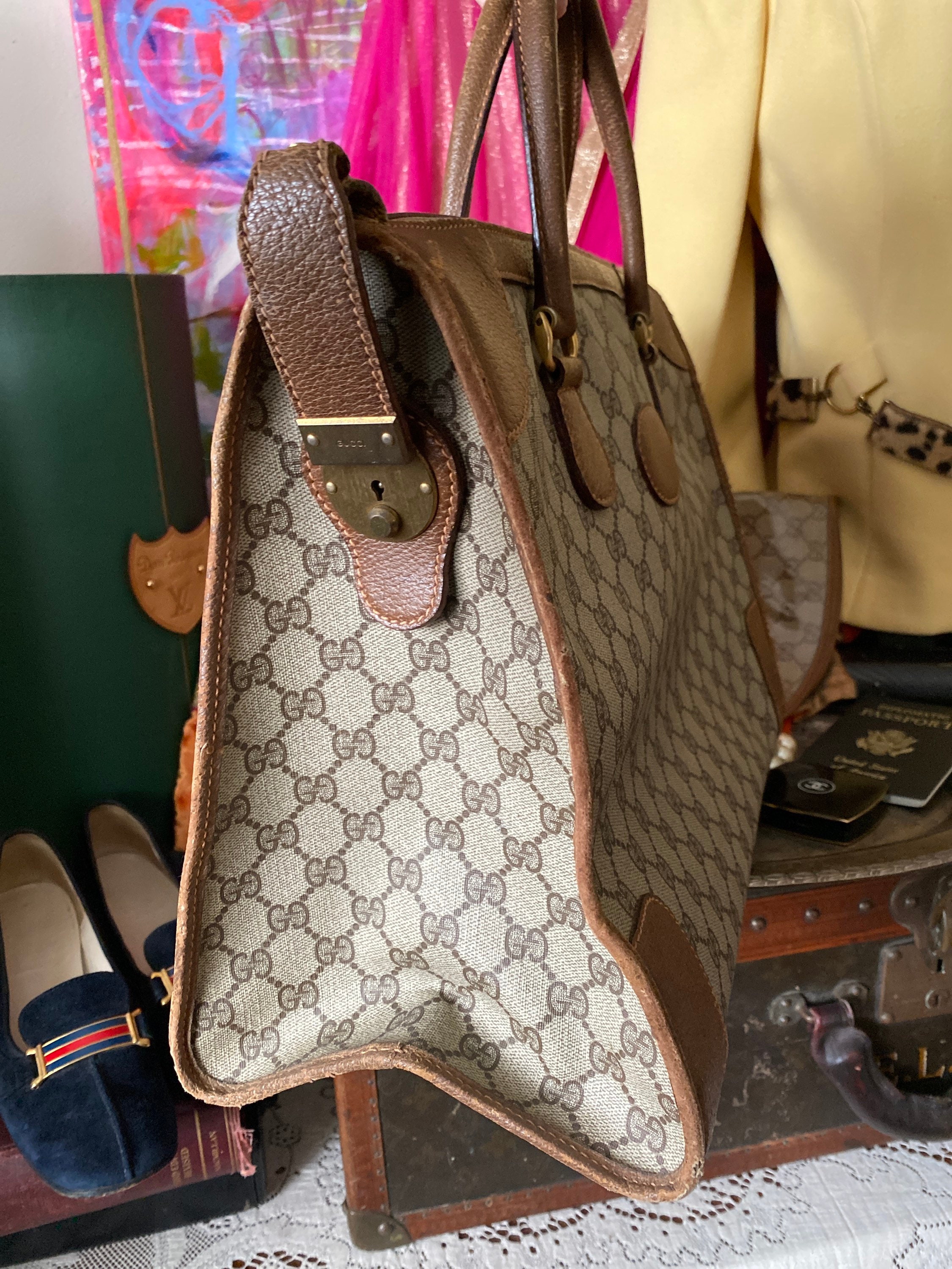 Vintage Gucci Monogram Bag