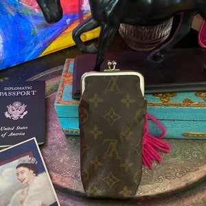 Upcycled Louis Vuitton Cute Corgi Coin Pouch - LingSense