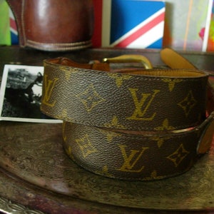 Vintage Ultra RARE LOUIS VUITTON FC Monogram Belt Wardrobe