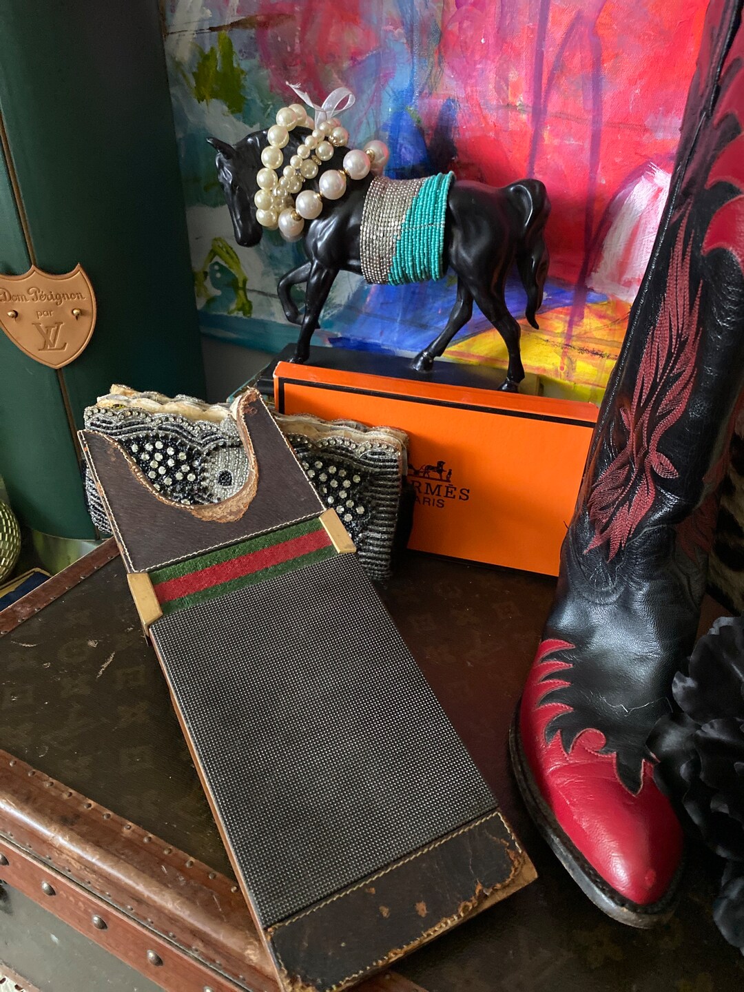 Authentic Rare Vintage GUCCI Boot Pull Jack Designer Luxury Wardrobe ...