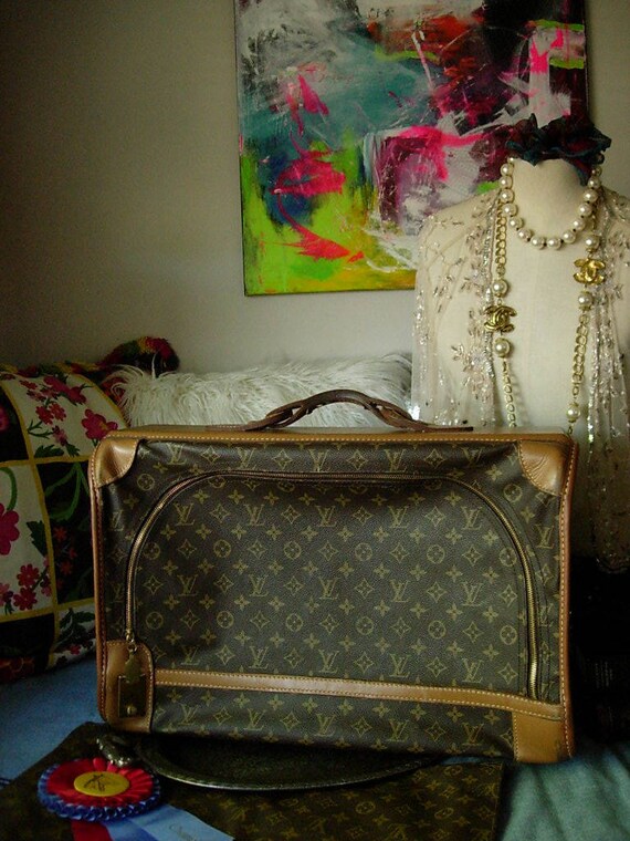 SALE Rare Vintage LOUIS VUITTON French Co Carry on Bag Keepall 