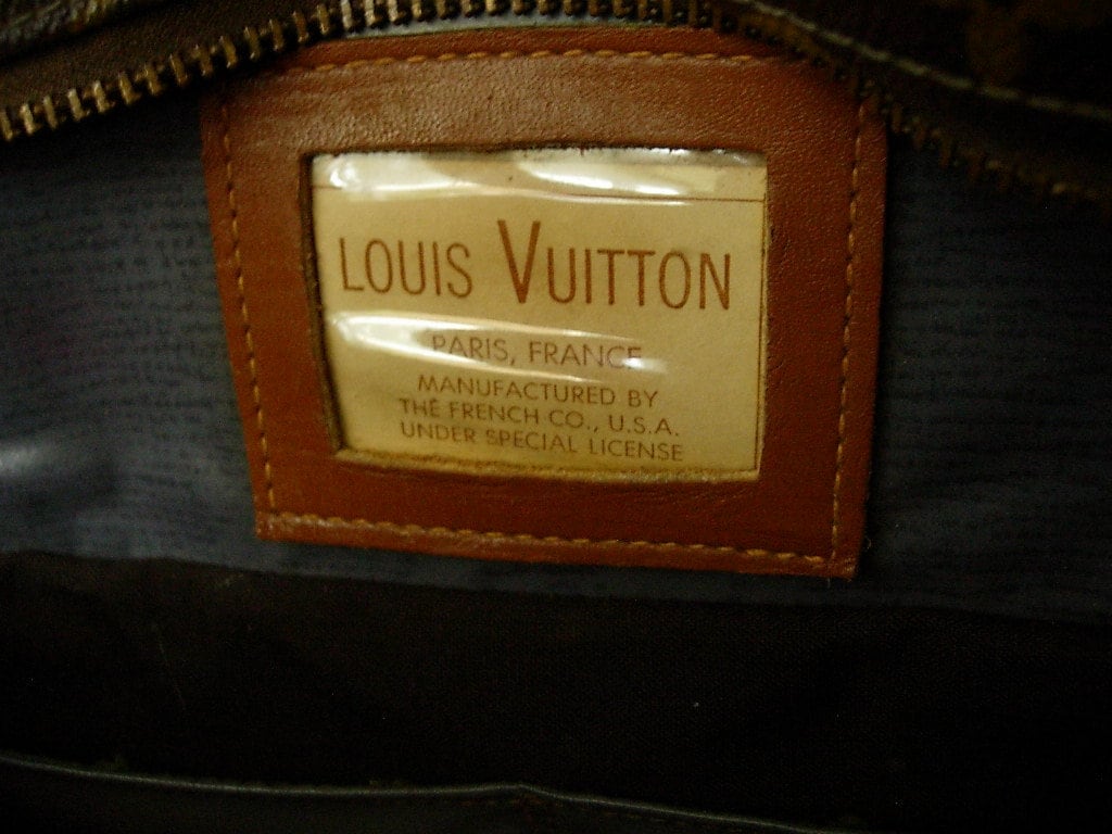 SALE Rare Vintage LOUIS VUITTON French Co Carry on Bag Keepall 