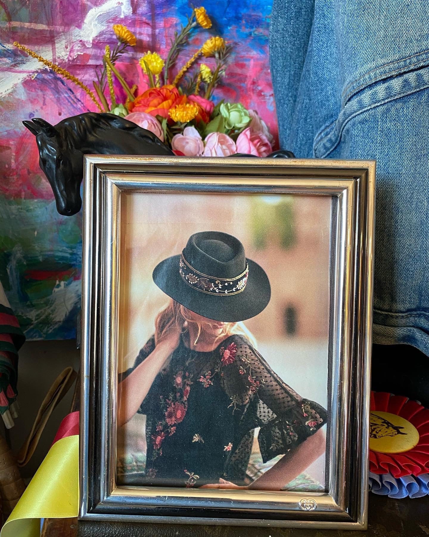 SALE Gorgeous Vintage Authentic GUCCI Picture Photo Art Designer