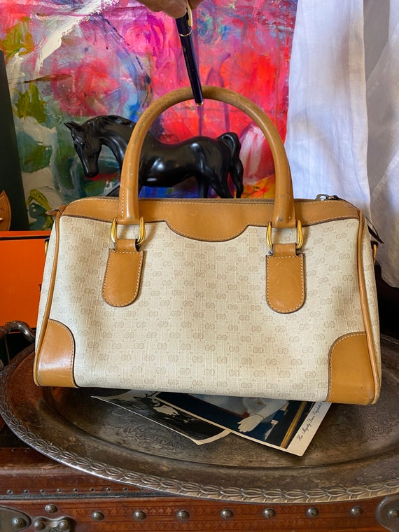 Vintage Gucci GG Boston Speedy Bag RARE