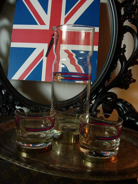 Ultra RARE Vintage GUCCI Crystal Wine Decanter Carafe Pitcher, carafe à