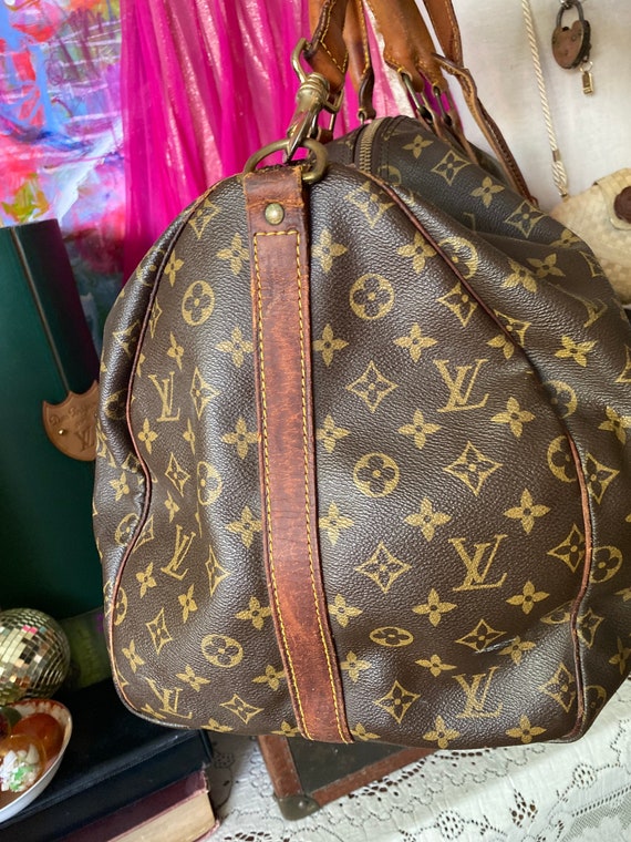 Vintage LOUIS VUITTON Keepall 56 Carry on Duffle … - image 6