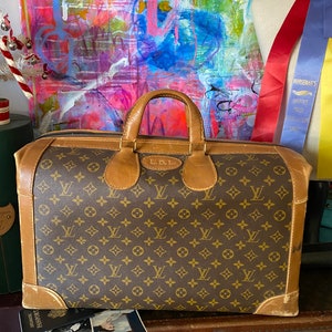 SALE Ultra Rare Vintage LOUIS VUITTON 1950's French Steamer Sac