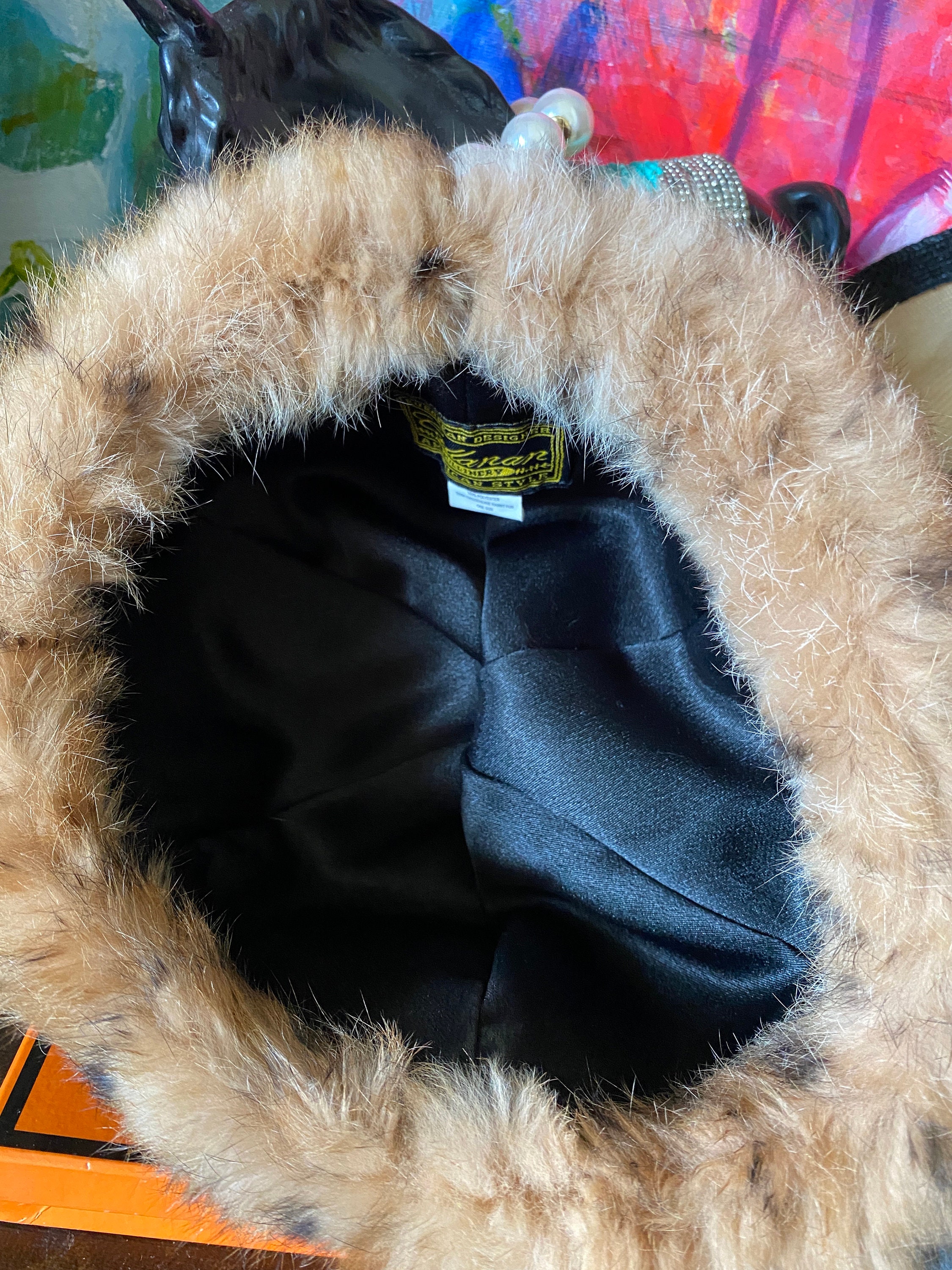 Beautiful Vintage Designer Fur Hat … Stunning and so Audrey Hepburn Leopard ?❤️ Beautiful Vintage Designer Fur Hat … Stunning and so Audrey  main image 3