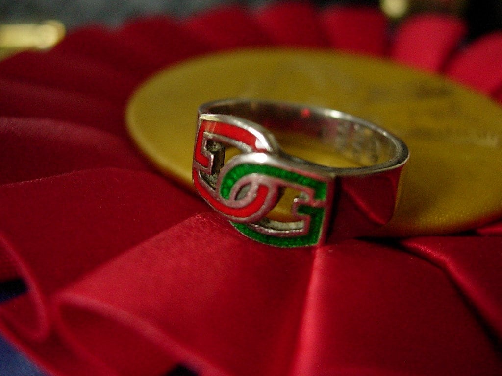 SALE Rare Authentic Vintage GUCCI Enamel Iconic Logo SALE Rare Authentic Vintage GUCCI Enamel Iconic Logo