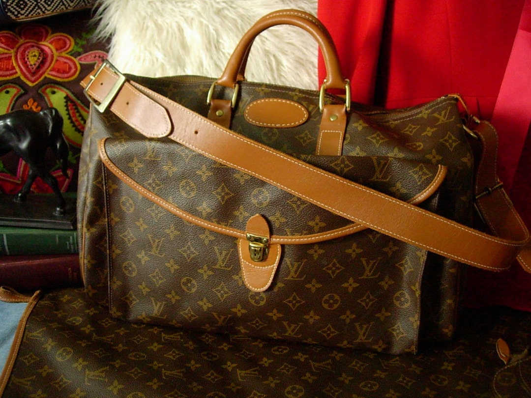 SALE Ultra Rare Vintage LOUIS VUITTON 1950's French Steamer Sac