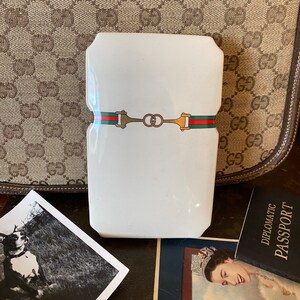 Rare Vintage LOUIS VUITTON French Longwy Bowl Cache Designer 