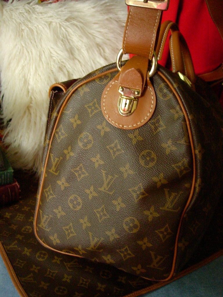 Louis Vuitton Large Monogram Duffel Bag Overnight Travel Keepall Rare  French Co