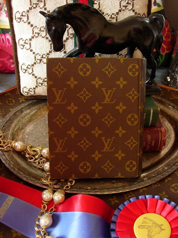 Vintage RARE Saks LOUIS VUITTON Agenda Cover Portfolio Address Book  Organizer LV