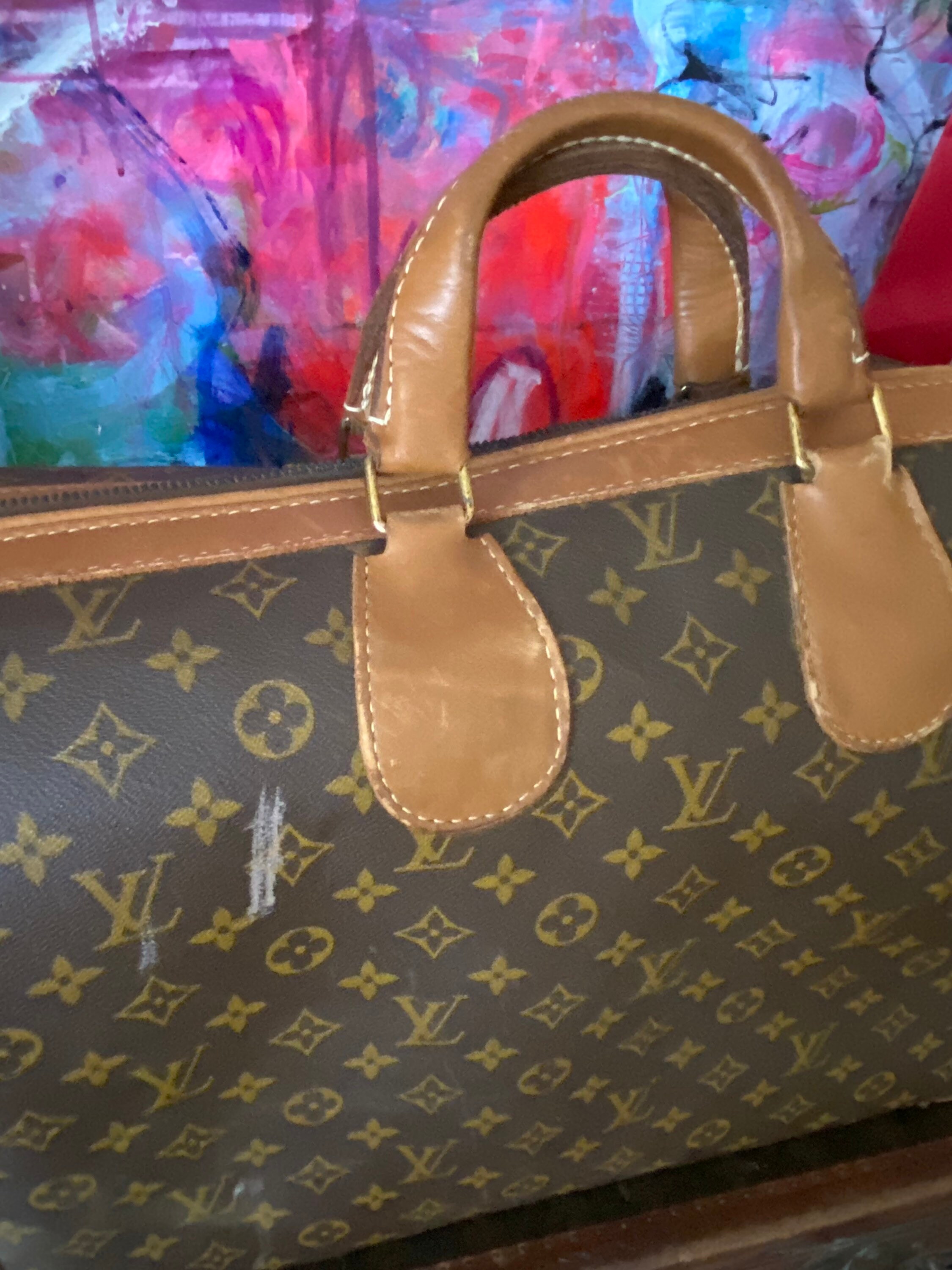 Ultra Rare LOUIS VUITTON Travel Case Luggage Tote French Etsy