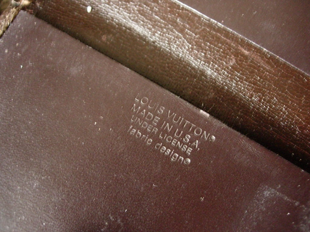 Rare EUC Vintage Louis Vuitton monogram small agenda notebook photo album  cover