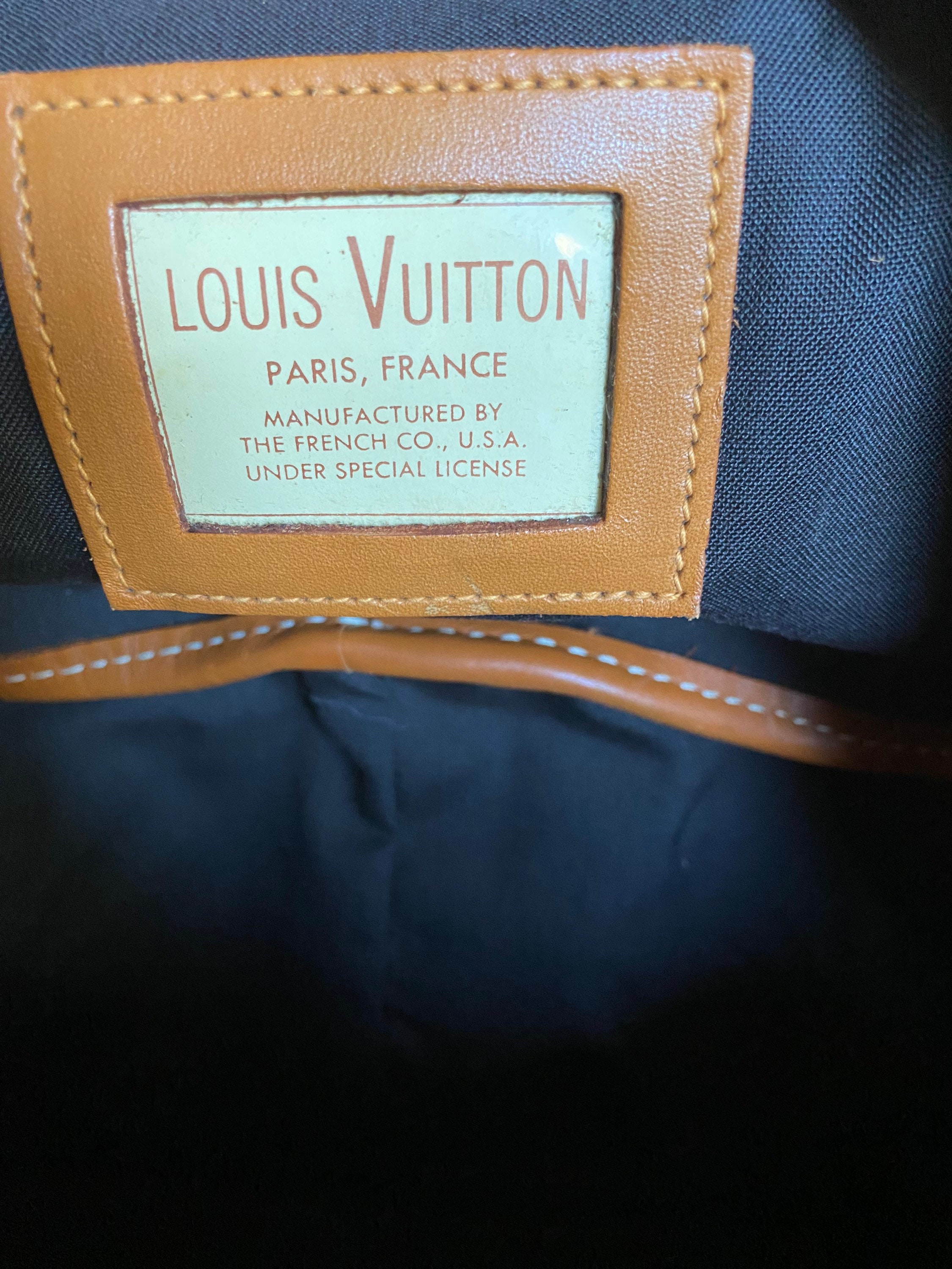 Ultra Rare Vintage LOUIS VUITTON French Company USA Steamer -  Israel