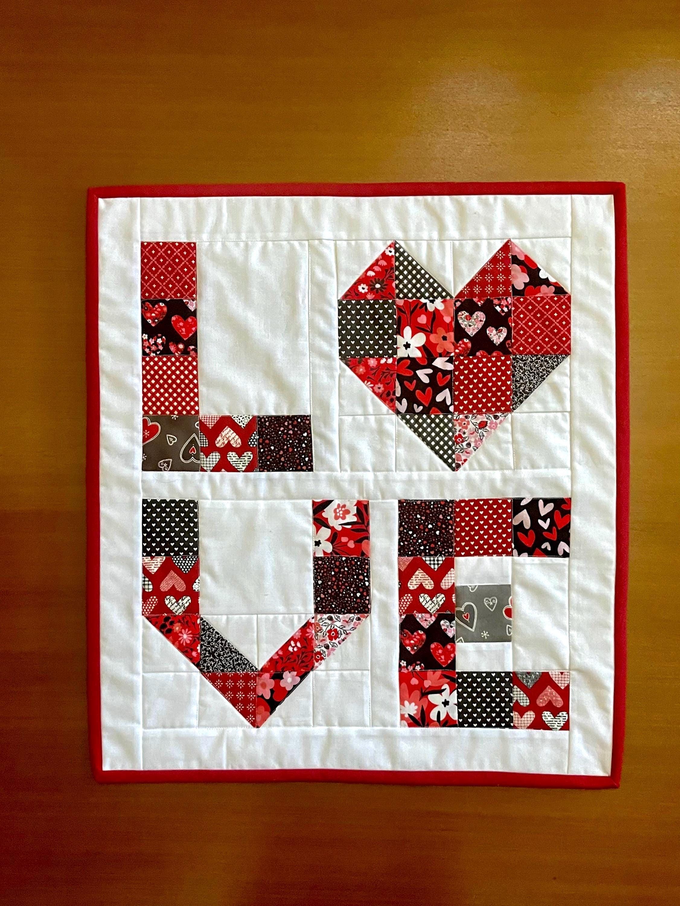 Quilted Love Wall Hanging - Etsy