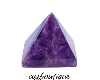 Natural Dream Amethyst Pyramid Healing Crystal