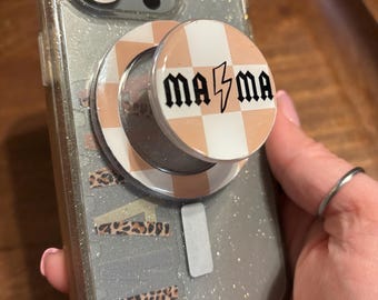 Custom MagSafe Pop Socket | Personalized Magnetic Phone Grip, Acrylic Top