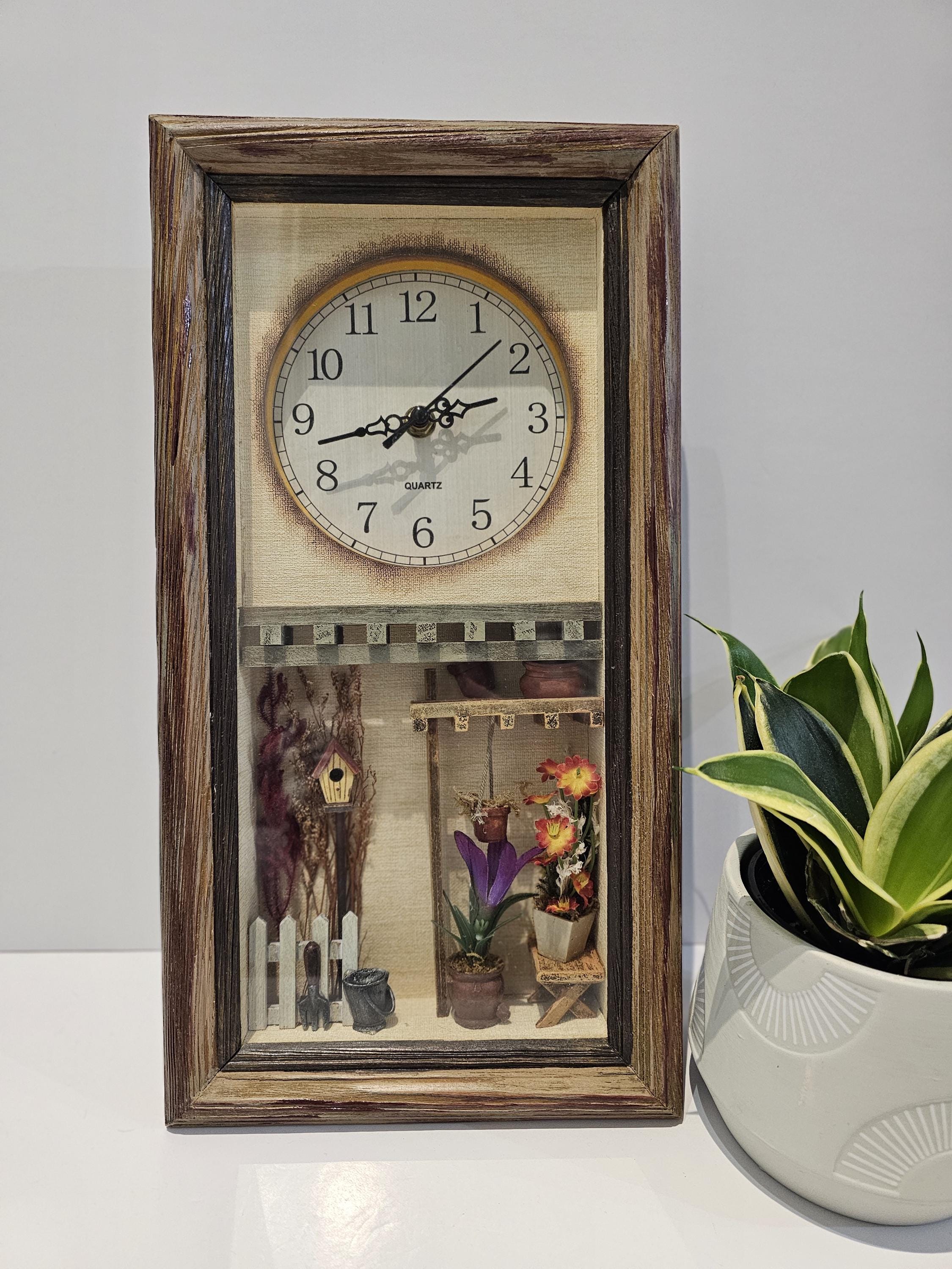 Shadow Box Clock - Etsy